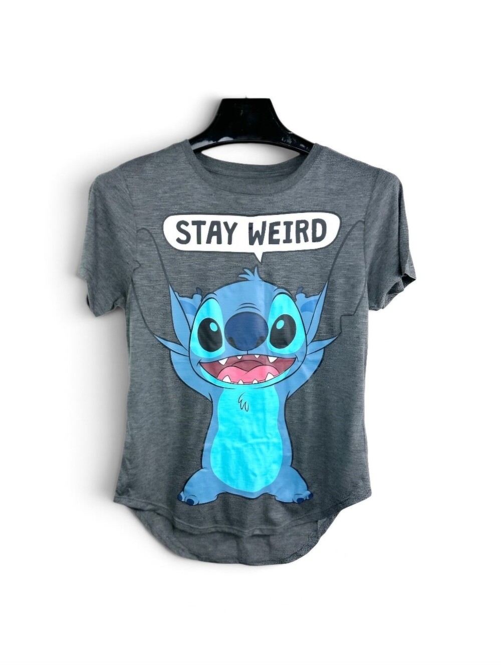 Stay Weird Blue Stitch Fashion Top - Junior